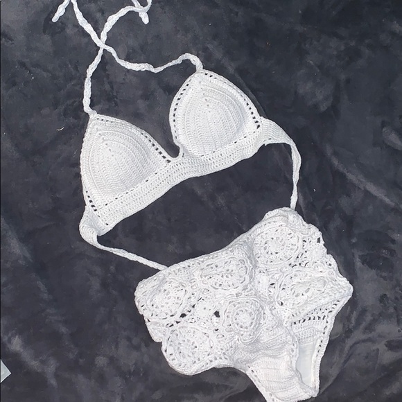 Beautiful Crochet Bikini Never Worn! - Picture 1 of 4